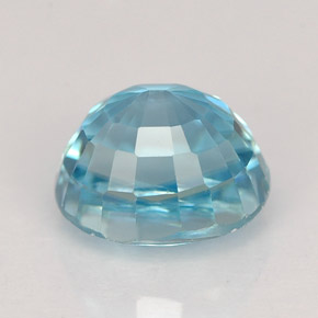Zircon Gemstone in 7.7 x 6.4 mm Size for Sale, Zircon Stone in Blue Color