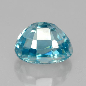 Zircon Gemstone in 8 x 6 mm (calibrated) Size for Sale, Zircon Stone in Blue Color