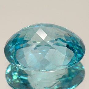 Zircon Gemstone in 9.6 x 7.1 mm Size for Sale, Zircon Stone in Blue Color