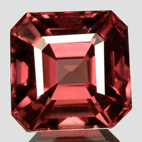 3.14 ct Pink Zircon Gemstone, Zircon Gem in Octagon Facet Shape for Sale.