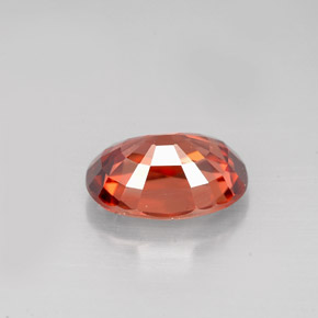 Zircon Gemstone in 9.5 x 7 mm Size for Sale, Zircon Stone in Orange Color