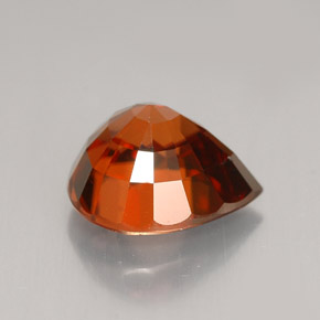 Zircon Gemstone in 9.2 x 8.3 mm Size for Sale, Zircon Stone in Orange Color