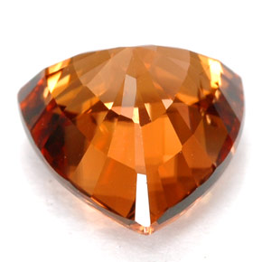Zircon Gemstone in 9.1 x 8.5 mm Size for Sale, Zircon Stone in Golden Orange Color