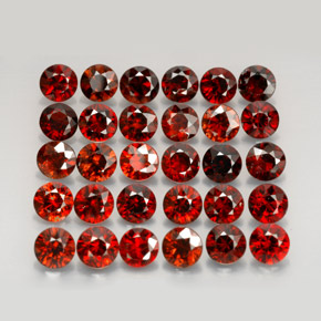 11.57 ct Orange Zircon Gemstone, Zircon Gem in Diamond-Cut Shape for Sale.