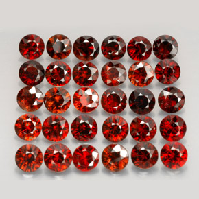 11.57 ct Orange Zircon Stone, Natural Zircon in Diamond-Cut Shape for Sale