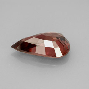Zircon Gemstone in 14 x 9 mm (calibrated) Size for Sale, Zircon Stone in Reddish Rose Color