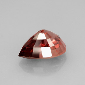 Zircon Gemstone in 10.4 x 7.8 mm Size for Sale, Zircon Stone in Rose Color