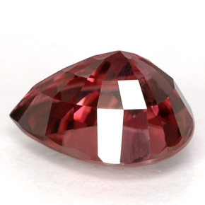 Zircon Gemstone in 12.7 x 8 mm Size for Sale, Zircon Stone in Reddish Rose Color