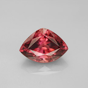 4.12 ct Pink Zircon Gemstone, Zircon Gem in Fancy Facet Shape for Sale.