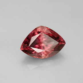 4.12 ct Pink Zircon Stone, Natural Zircon in Fancy Facet Shape for Sale