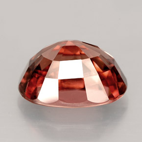 Zircon Gemstone in 10.2 x 7.2 mm Size for Sale, Zircon Stone in Rose Orange Color