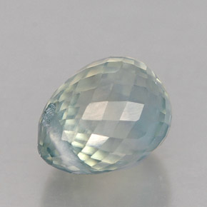 Zircon Gemstone in 6.5 x 5 mm Size for Sale, Zircon Stone in Bluish Green Color