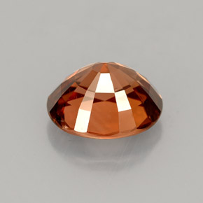 Zircon Gemstone in 9.4 x 8.2 mm Size for Sale, Zircon Stone in Orange Color
