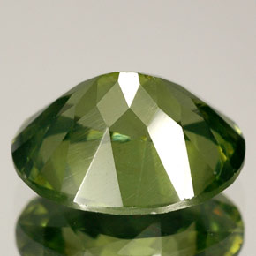 Zircon Gemstone in 10 x 8 mm (calibrated) Size for Sale, Zircon Stone in Green Color