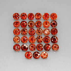 11.48 ct Orange Zircon Stone, Natural Zircon in Diamond-Cut Shape for Sale