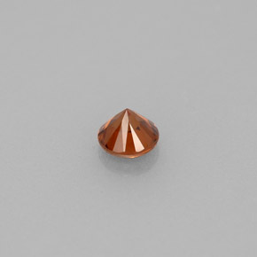 Zircon Gemstone in 4.2 mm Size for Sale, Zircon Stone in Orange Color