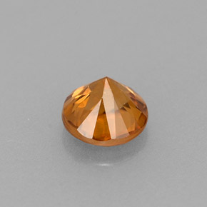 Zircon Gemstone in 4.5 mm Size for Sale, Zircon Stone in Yellow Orange Color