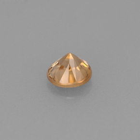 Zircon Gemstone in 4.7 mm Size for Sale, Zircon Stone in Orange Color