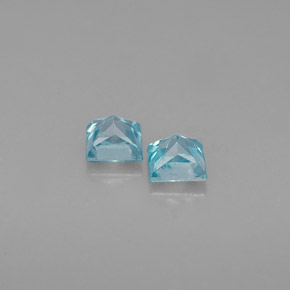 Zircon Gemstone in 3.4 x 3.3 mm Size for Sale, Zircon Stone in Blue Color