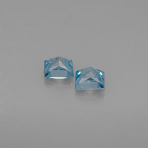 Zircon Gemstone in 3.5 x 3.2 mm Size for Sale, Zircon Stone in Blue Color