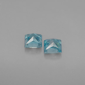 Zircon Gemstone in 3.6 x 3.6 mm Size for Sale, Zircon Stone in Blue Color