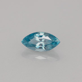 1.14 ct Blue Zircon Stone, Natural Zircon in Marquise Facet Shape for Sale