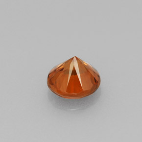 Zircon Gemstone in 5.5 mm Size for Sale, Zircon Stone in Orange Color