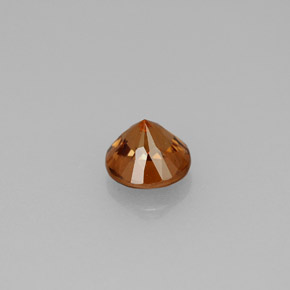 Zircon Gemstone in 5.5 mm Size for Sale, Zircon Stone in Orange Color