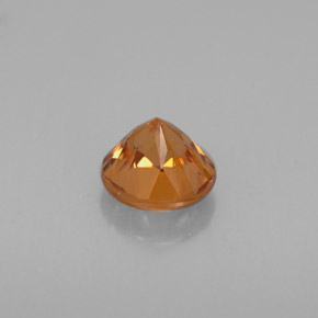 Zircon Gemstone in 5.5 mm Size for Sale, Zircon Stone in Orange Color