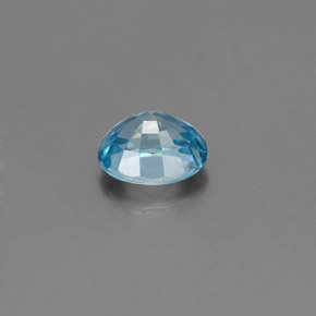 Zircon Gemstone in 6 x 4.9 mm Size for Sale, Zircon Stone in Blue Color