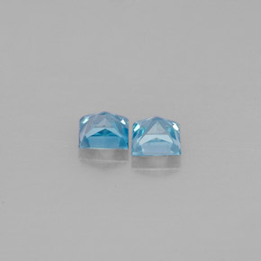 Zircon Gemstone in 3.6 x 3.6 mm Size for Sale, Zircon Stone in Blue Color