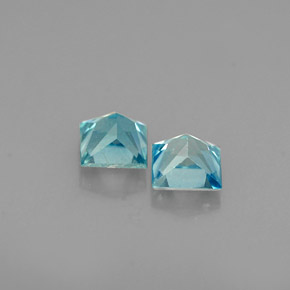 Zircon Gemstone in 3.5 x 3.5 mm Size for Sale, Zircon Stone in Blue Color