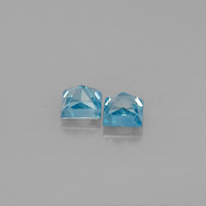Zircon Gemstone in 3.7 x 3.6 mm Size for Sale, Zircon Stone in Blue Color