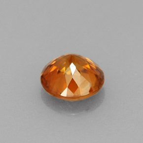 Zircon Gemstone in 5.5 mm Size for Sale, Zircon Stone in Orange Color