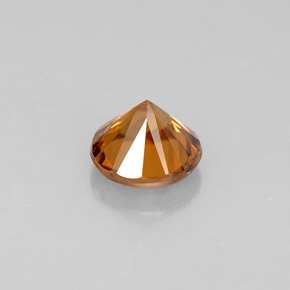 Zircon Gemstone in 5.4 mm Size for Sale, Zircon Stone in Orange Color