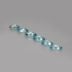 Zircon Gemstone in 5.3 x 2.6 mm Size for Sale, Zircon Stone in Blue Color
