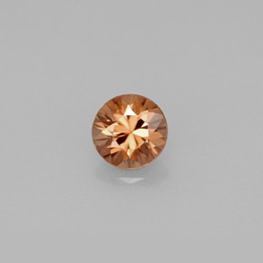1.01 ct Orange Zircon Gemstone, Zircon Gem in Diamond-Cut Shape for Sale.