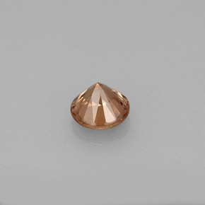 Zircon Gemstone in 5.4 mm Size for Sale, Zircon Stone in Orange Color