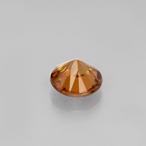 Zircon Gemstone in 5.6 mm Size for Sale, Zircon Stone in Orange Color