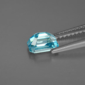 Zircon Gemstone in 6 x 4 mm (calibrated) Size for Sale, Zircon Stone in Blue Color