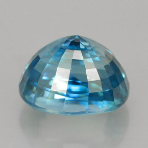 Zircon Gemstone in 10 x 8 mm (calibrated) Size for Sale, Zircon Stone in Blue Color