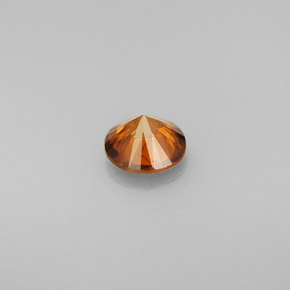 Zircon Gemstone in 5.4 mm Size for Sale, Zircon Stone in Orange Color