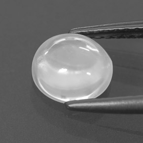 Zircon Gemstone in 6.5 mm (calibrated) Size for Sale, Zircon Stone in White Color