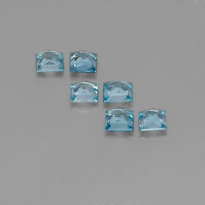 Zircon Gemstone in 3.5 x 3.4 mm Size for Sale, Zircon Stone in Blue Color