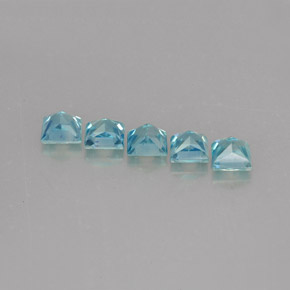 Zircon Gemstone in 3.7 x 3.6 mm Size for Sale, Zircon Stone in Blue Color