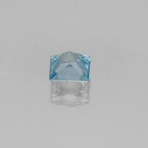Zircon Gemstone in 4.4 x 4.3 mm Size for Sale, Zircon Stone in Blue Color