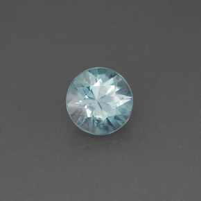 1.02 ct Blue Zircon Stone, Natural Zircon in Diamond-Cut Shape for Sale