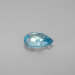 Zircon Gemstone in 7.9 x 5.7 mm Size for Sale, Zircon Stone in Blue Color