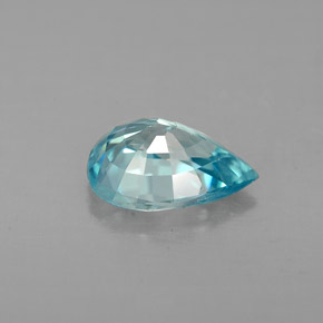 Zircon Gemstone in 8 x 6 mm (calibrated) Size for Sale, Zircon Stone in Blue Color