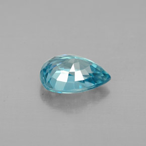 Zircon Gemstone in 7.3 x 5.3 mm Size for Sale, Zircon Stone in Blue Color